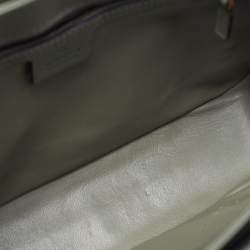 Pre Owned حقيبة كتف غوتشي جاكي بايثون أخضر زيتوني