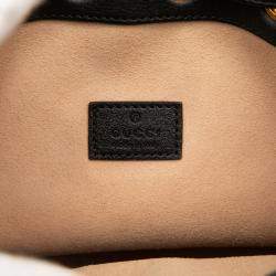مملوكة مسبقًا Gucci Black Mini Calfskin Bamboo Diana Bucket Bag