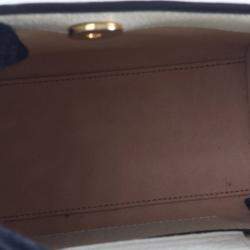 Pre Owned حقيبة توت غوتشي ديانا خشب البامبو جلد عجل أبيض صغيرة