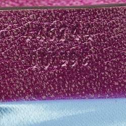 Pre Owned حقيبة كتف غوتشي GG مارمونت صغيرة مخمل ماتيلس وردي