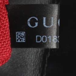 مملوكة مسبقًا Gucci Vintage Web Beige/Black GG Supreme Coated Canvas and Leather Satchel