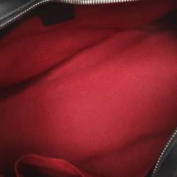 مملوكة مسبقًا Gucci Vintage Web Beige/Black GG Supreme Coated Canvas and Leather Satchel