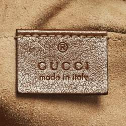 Pre Owned حقيبة كاميرا جلد ماتيلس غوتشي جي جي وردية صغيرة