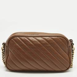 Pre Owned حقيبة كاميرا جلد ماتيلس غوتشي جي جي وردية صغيرة