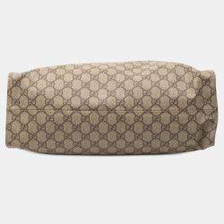 مملوكة مسبقًا حقيبة غوتشي ناعمة نيو فينتج GG سوبريم بنية