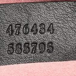 Pre Owned Gucci GG Marmont Crystals Black Matelassé Velvet and Leather Belt Bag