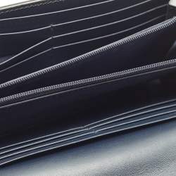 Pre Owned محفظة غوتشي بربطة مرصعة بالكريستال حمراء/زرقاء قماش كانفاس جاي جاي سوبريم وجلدي قارية