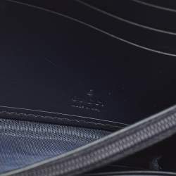 Pre Owned محفظة غوتشي بربطة مرصعة بالكريستال حمراء/زرقاء قماش كانفاس جاي جاي سوبريم وجلدي قارية