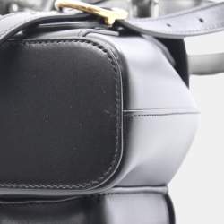 Pre Owned حقيبة ظهر غوتشي جلد بامبو أسود