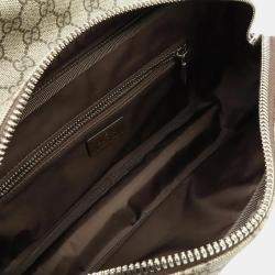 مملوكة مسبقًا حقيبة كتف غوتشي جي جي سوبريم خط شيري بي في سي بيج موكا بني أخضر أحمر