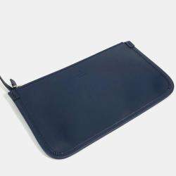 Pre Owned Gucci Logo Print Shoulder Bag/Tote Bag Canvas/Leather Beige/Black