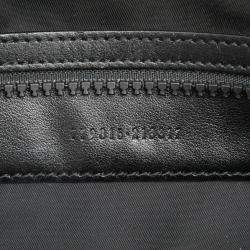 مملوكة مسبقًا Gucci Matte Crystal Gg Tote Bag/Shoulder Bag Black Leather And Nylon