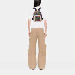 Pre Owned Gucci Pink GG Supreme Psychedelic Backpack