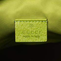 Pre Owned Gucci Green The North Face Floral Multicolor Nylon and Leather Backpack