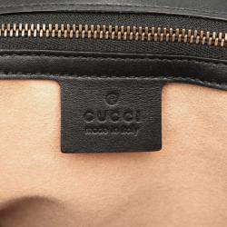 مملوكة مسبقًا حقيبة ظهر غوتشي ماجريت ملكة جلد العجل بلونين أبيض وأسود بمبو ترابونتاتا