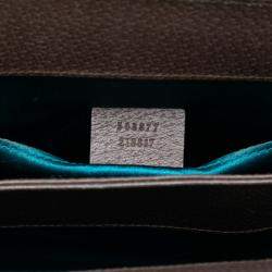 مملوكة مسبقًا Gucci Brown Small GG Supreme Web Ophidia Chain Crossbody