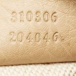 Pre Owned Gucci Soho Chain Large Beige Leather Tote