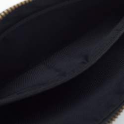 Pre Owned Gucci Black Guccissima Leather Chain Pochette