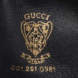 Pre Owned Gucci Vintage White/Blue Micron GG Supreme Canvas and Leather Crossbody Bag