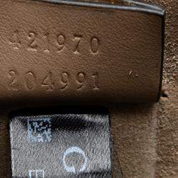 Pre Owned حقيبة كروس قماش غو تشي جي جي سوبريم صغيرة بنية ديونيسوس