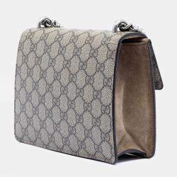 Pre Owned حقيبة كروس قماش غو تشي جي جي سوبريم صغيرة بنية ديونيسوس