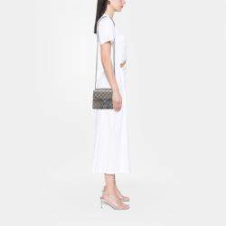 Pre Owned حقيبة كروس قماش غو تشي جي جي سوبريم صغيرة بنية ديونيسوس