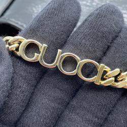 Pre Owned Gucci Jackie Chain shoulder Black Patent Leather Size Mini