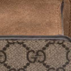 Pre Owned Gucci Brown Small GG Supreme Dionysus Crossbody