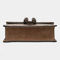 Pre Owned Gucci Brown Small GG Supreme Dionysus Crossbody