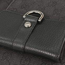 مملوكة مسبقًا Gucci Dark Gray Black GG Handbag