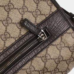 مملوكة مسبقًا Gucci Beige Canvas, Leather GG Shoulder Bag