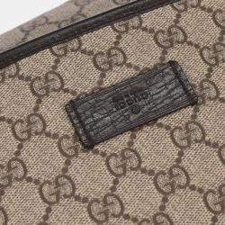 مملوكة مسبقًا Gucci Beige Canvas, Leather GG Shoulder Bag