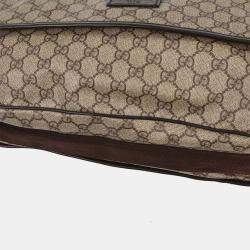 مملوكة مسبقًا Gucci Beige Canvas, Leather GG Shoulder Bag