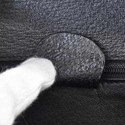 Pre Owned Gucci Black Pigskin Bamboo 2way Handbag