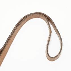 Pre Owned Gucci Bree Brown/Beige GG Canvas and Leather Crossbody Bag