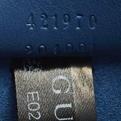 Pre Owned Gucci Dionysus Mini Blue/Beige GG Supreme Blooms Canvas and Suede Shoulder Bag