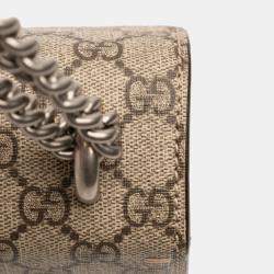 مملوكة مسبقًا حقيبة كتف غوتشي ديونيسوس جي جي سوبريم بنية متوسطة