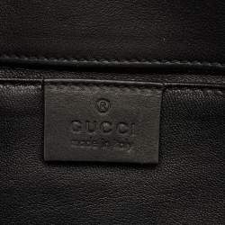 Pre Owned حقيبة كلتش غوتشى برودواى سويدي وردي جي متداخلة مزخرفة كريستال 