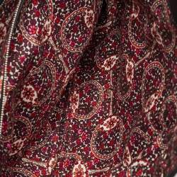 Pre Owned Gucci Romy Black Patent Leather Satchel