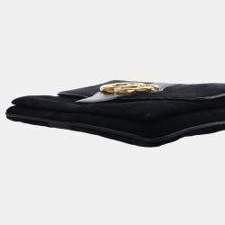 مملوكة مسبقًا Gucci Black Medium Suede Arli Crossbody