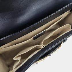 Pre Owned حقيبة كتف سلسلة هورسبيت غووتشي جلود سيمالاين زرقاء