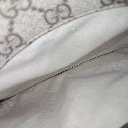 Pre Owned حقيبة ماسنجر من غوتشي جلد بني وبي في سي جي جي سوبريم