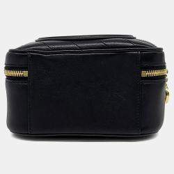 Pre Owned Gucci Black Leather Blondie Top Handle Bag