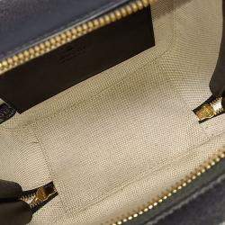 Pre Owned Gucci Black Leather Blondie Top Handle Bag