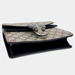 Pre Owned Gucci Beige PVC Dionysus Shoulder and Crossbody Bag