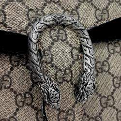 Pre Owned Gucci Beige PVC Dionysus Shoulder and Crossbody Bag