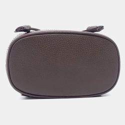 Pre Owned Gucci Beige Brown PVC Ophidia Mini Backpack