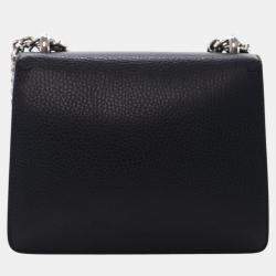 Pre Owned Gucci Black Small Leather Dionysus  Crossbody