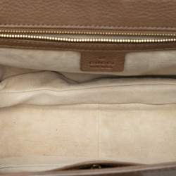 مملوكة مسبقًا Gucci Brown Medium Leather New Bamboo Satchel