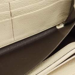 Pre Owned Gucci Soho Multicolor Python Zip Around Wallet